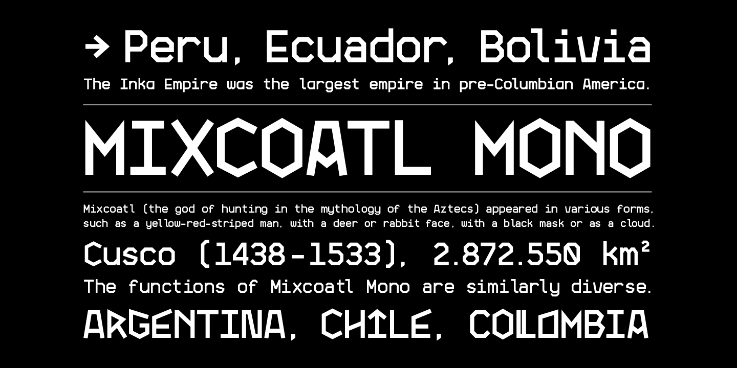 Mixcoatl Mono